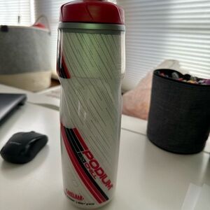 CamelBak Podium Big Chill Water Bottle - Red and Gray